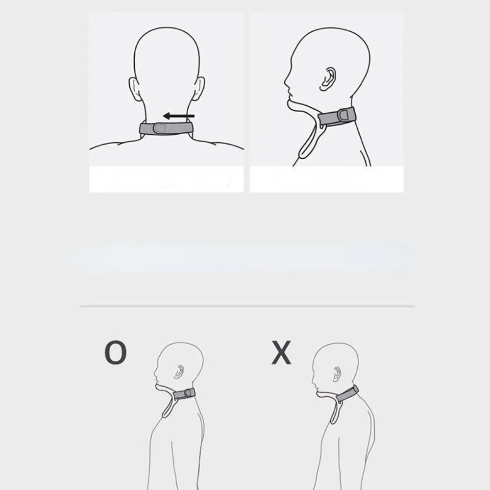 Adjustable Cervical Traction Device for Neck Pain Relief & Posture Correction