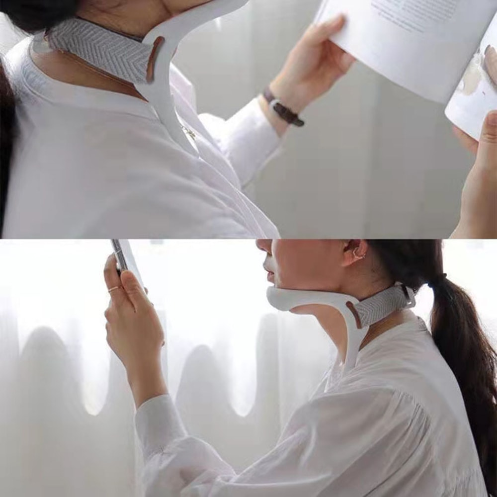 Adjustable Cervical Traction Device for Neck Pain Relief & Posture Correction