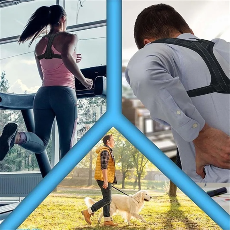 Adjustable Breathable Posture Corrector For Men And Women Upper Back Brace Clavicle Support Straigh 4