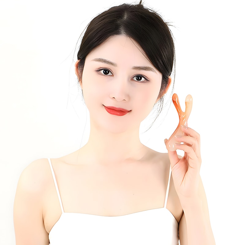 Resin Face Lifting Scraping Massage Tool for Nose & Puffiness Reduction