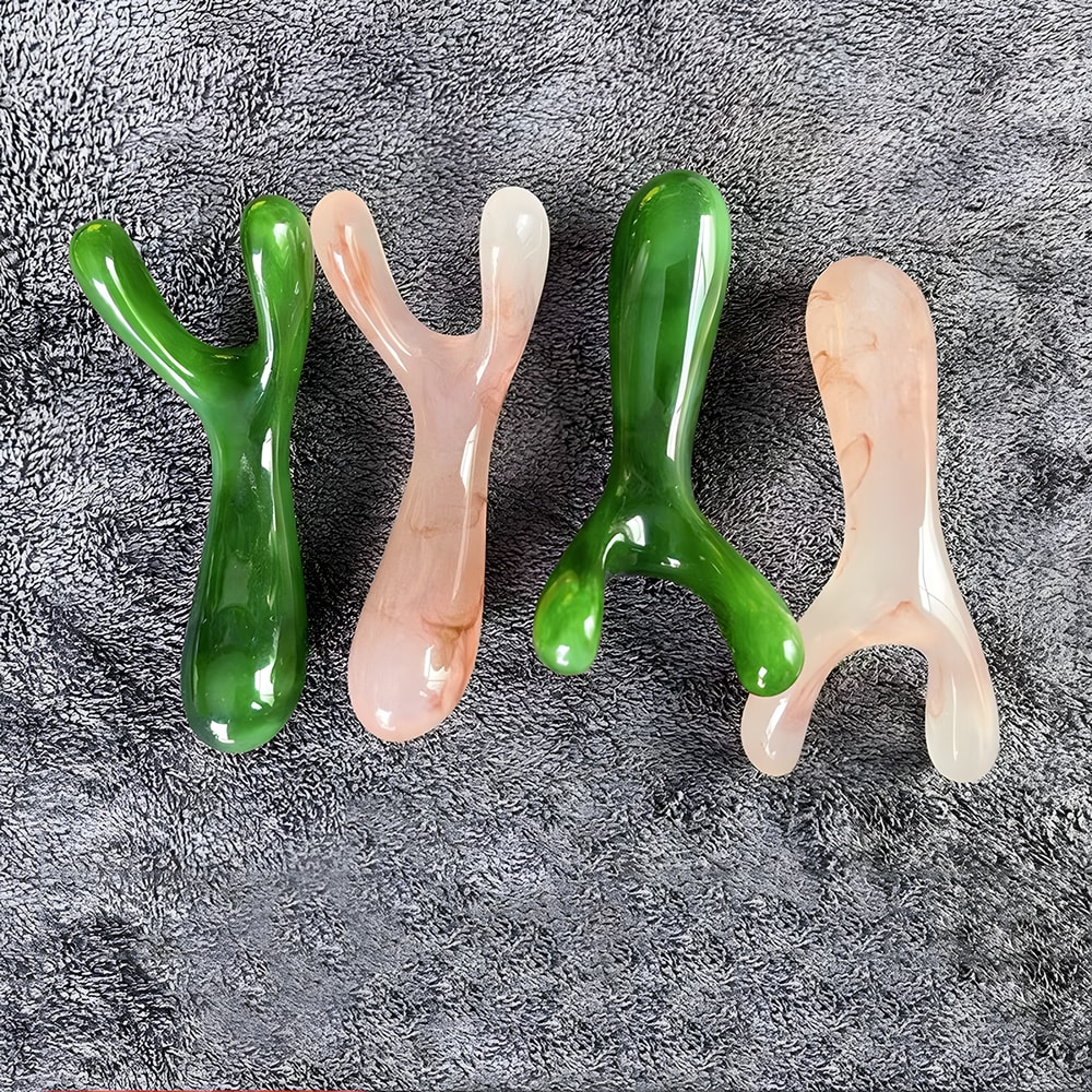 Resin Face Lifting Scraping Massage Tool for Nose & Puffiness Reduction