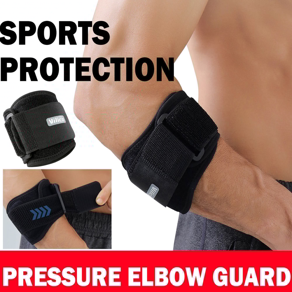 Adjustable Tennis Elbow Support Brace For Lateral Pain Relief Epicondylitis Golfers Strap Guard 0