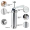 DIY Biscuit Maker Kit Stainless Steel Cookie Press Machine Cookie Gun Biscuit Extruder Press 4