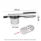 Heavy Duty Stainless Steel Potato Ricer with Non-Slip Handles Perfect for Mashed Potatoes, Fruit, and Vegetables