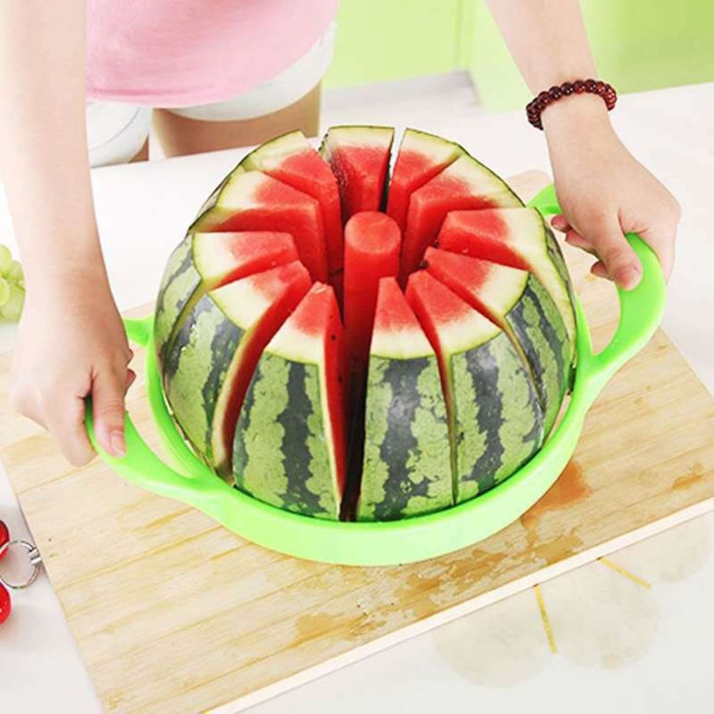 Stainless Steel Watermelon Slicer Knife Splitter Effortlessly Cut Watermelon Melon Into Perfect S 2