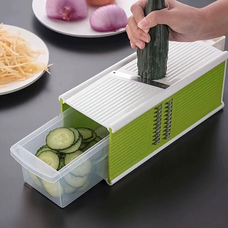 Multifunctional Vegetable Chopper & Slicer Perfect for Outdoor Cooking & Kitchen Use