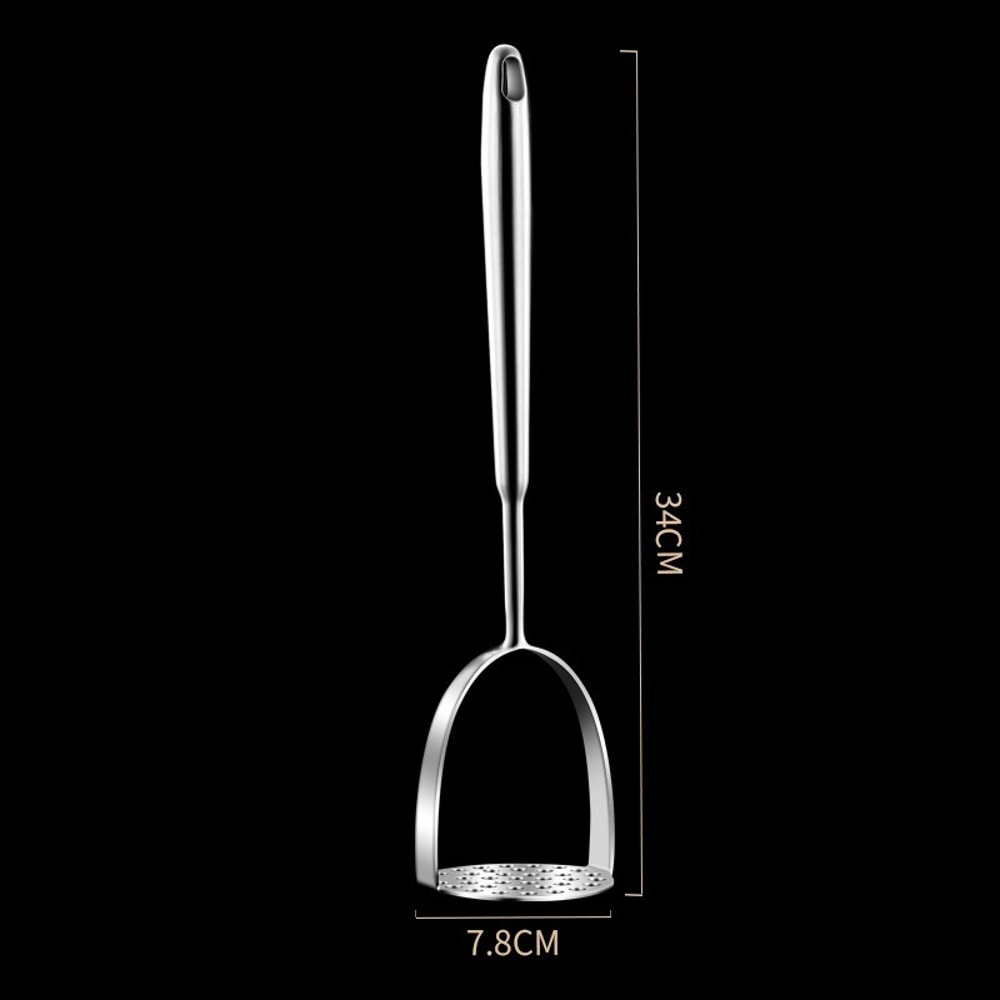 Stainless Steel Mashed Potato Masher, Purple Potato & Baby Food Masher, Durable Kitchen Tool