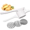 Detachable Potato Masher Squeezer Handheld Manual Kitchen Press, Easy Clean for Effortless Cooking