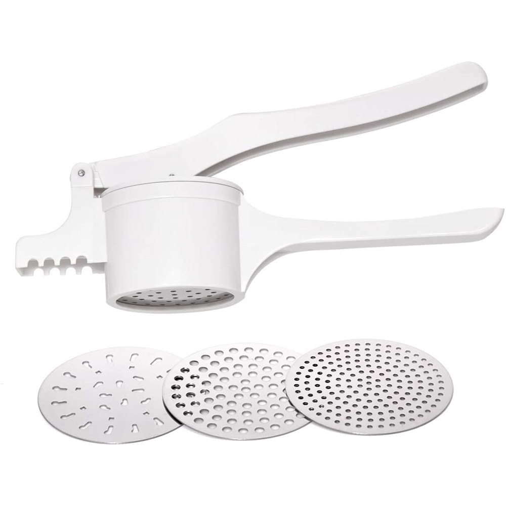 Detachable Potato Masher Squeezer Handheld Manual Kitchen Press, Easy Clean for Effortless Cooking