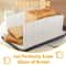Adjustable Bread Slicer With Crumb Tray Multifunctional Folding Manual Slicer For Homemade Bread 4