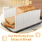 Adjustable Bread Slicer With Crumb Tray Multifunctional Folding Manual Slicer For Homemade Bread 4