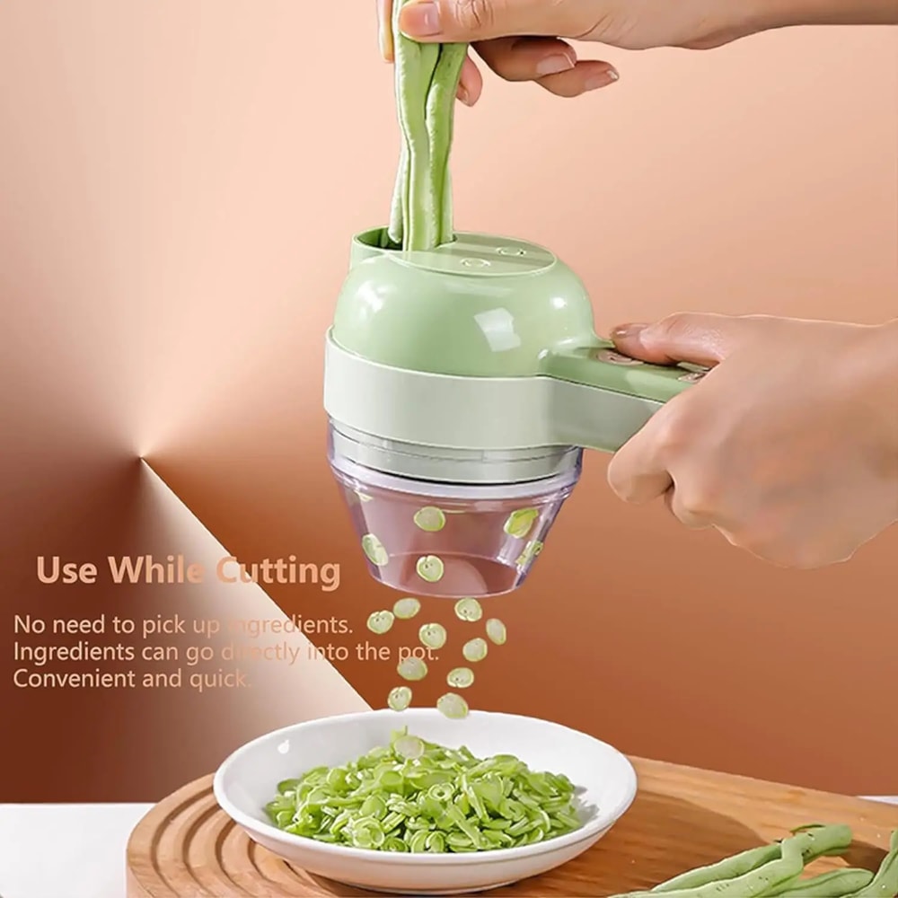Electric Vegetable Cutter and Wireless Food Processor