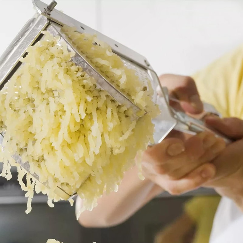 Stainless Steel Potato Ricer Multifunction Potato Masher with Extra Large Capacity and Ergonomic Comfort Grip