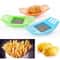 Stainless Steel Potato Cutter Slicer Masher Vegetable Cutting Tool for Fries, Veggies, and More