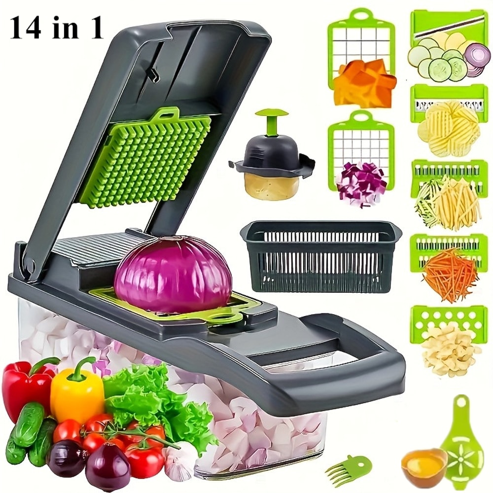 Multifunctional Vegetable Chopper Efficient Food Slicer & Dicer for Quick Kitchen Prep
