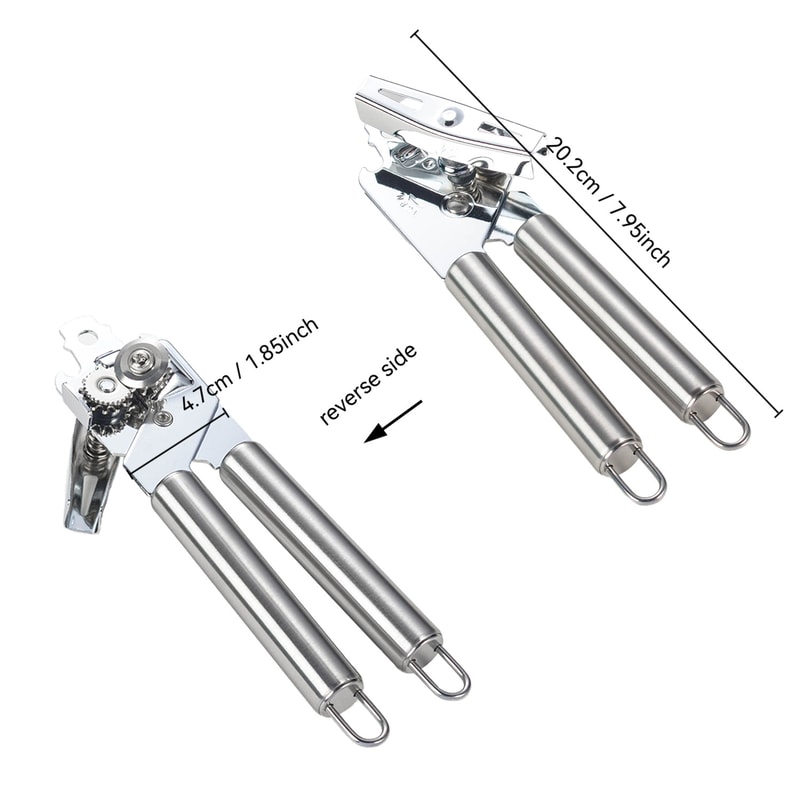 Classic Multipurpose Can Opener Beer Bottle Opener Sharp Stainless Steel Kitchen Tool 3