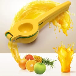 heavy duty metal lemon squeezer premium handheld citrus juicer for lime, lemon, and more
