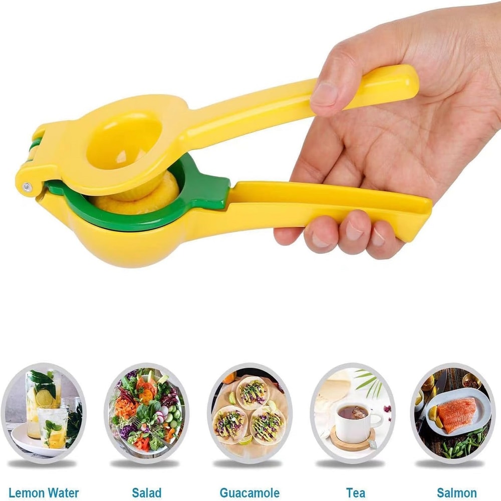 Heavy Duty Metal Lemon Squeezer Premium Handheld Citrus Juicer for Lime, Lemon, and More
