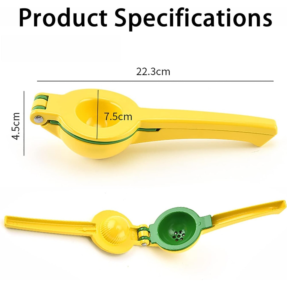Heavy Duty Metal Lemon Squeezer Premium Handheld Citrus Juicer for Lime, Lemon, and More