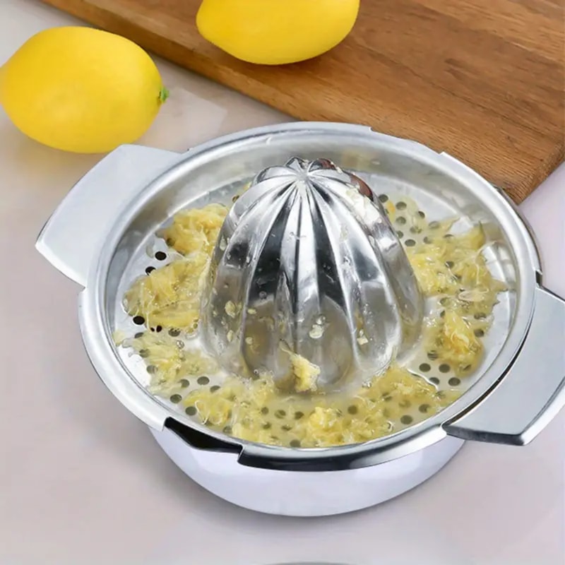 Mini Stainless Steel Manual Lemon Juicer Fruit Press For Citrus Fruits 3
