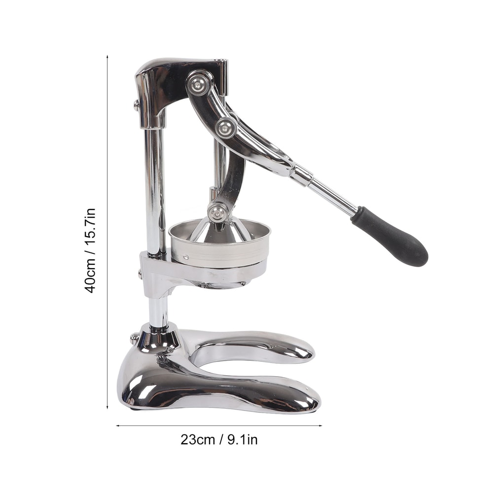 Stainless Steel Manual Press Juicer EcoFriendly Orange Citrus Hand Squeezer With UShaped Base For E 4