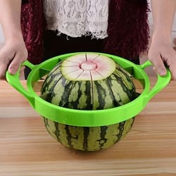 creative watermelon slicer stainless steel reusable cutter for easy fruit separation
