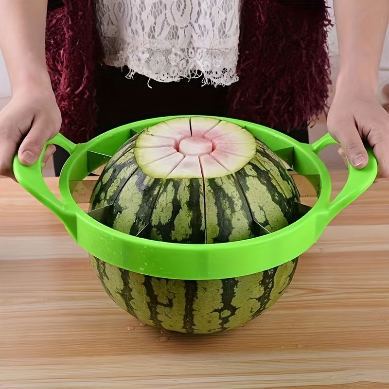 Creative Watermelon Slicer Stainless Steel Reusable Cutter for Easy Fruit Separation