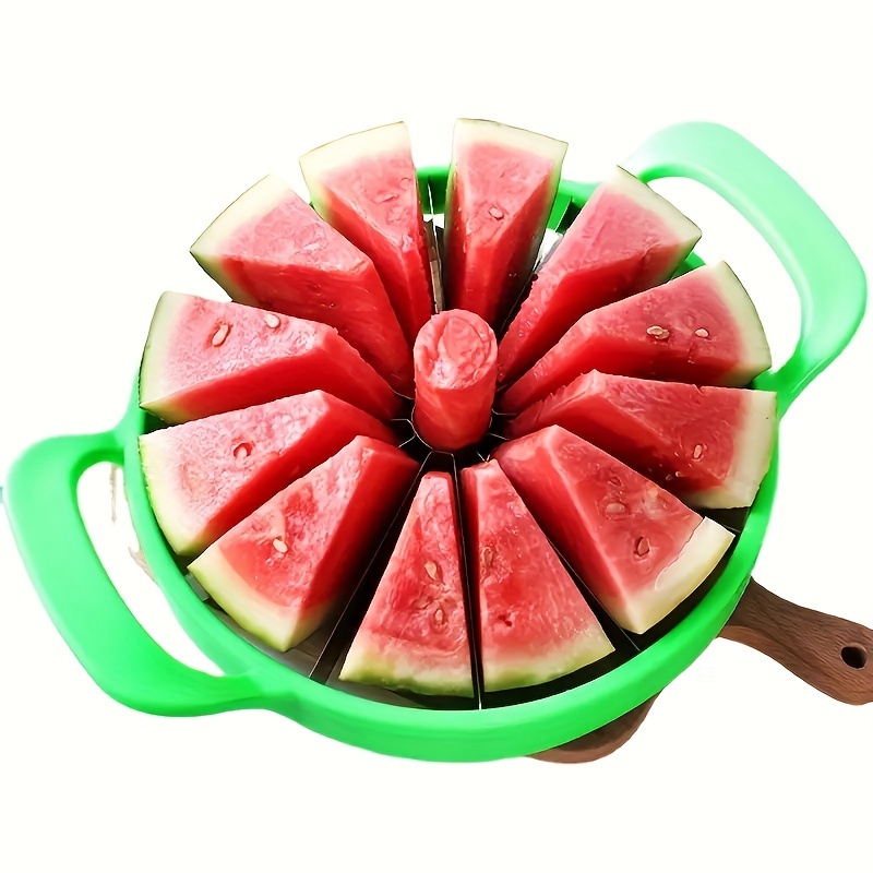 Creative Watermelon Slicer Stainless Steel Reusable Cutter for Easy Fruit Separation