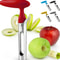 Premium Stainless Steel Apple & Pear Corer Fruit Seed Remover & Slicer Tool