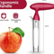 Premium Stainless Steel Apple & Pear Corer Fruit Seed Remover & Slicer Tool