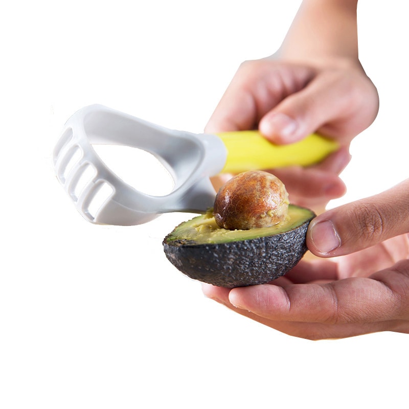 Avocado Slicer and Fruit Pitter Plastic Corer, Scoop, and Masher for Easy Vegetable and Fruit Prep