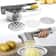 Stainless Steel Masher & Ricer Press for Perfect Mashed Potatoes, Puree, and Fruit Juicing Multi-Use Kitchen Tool