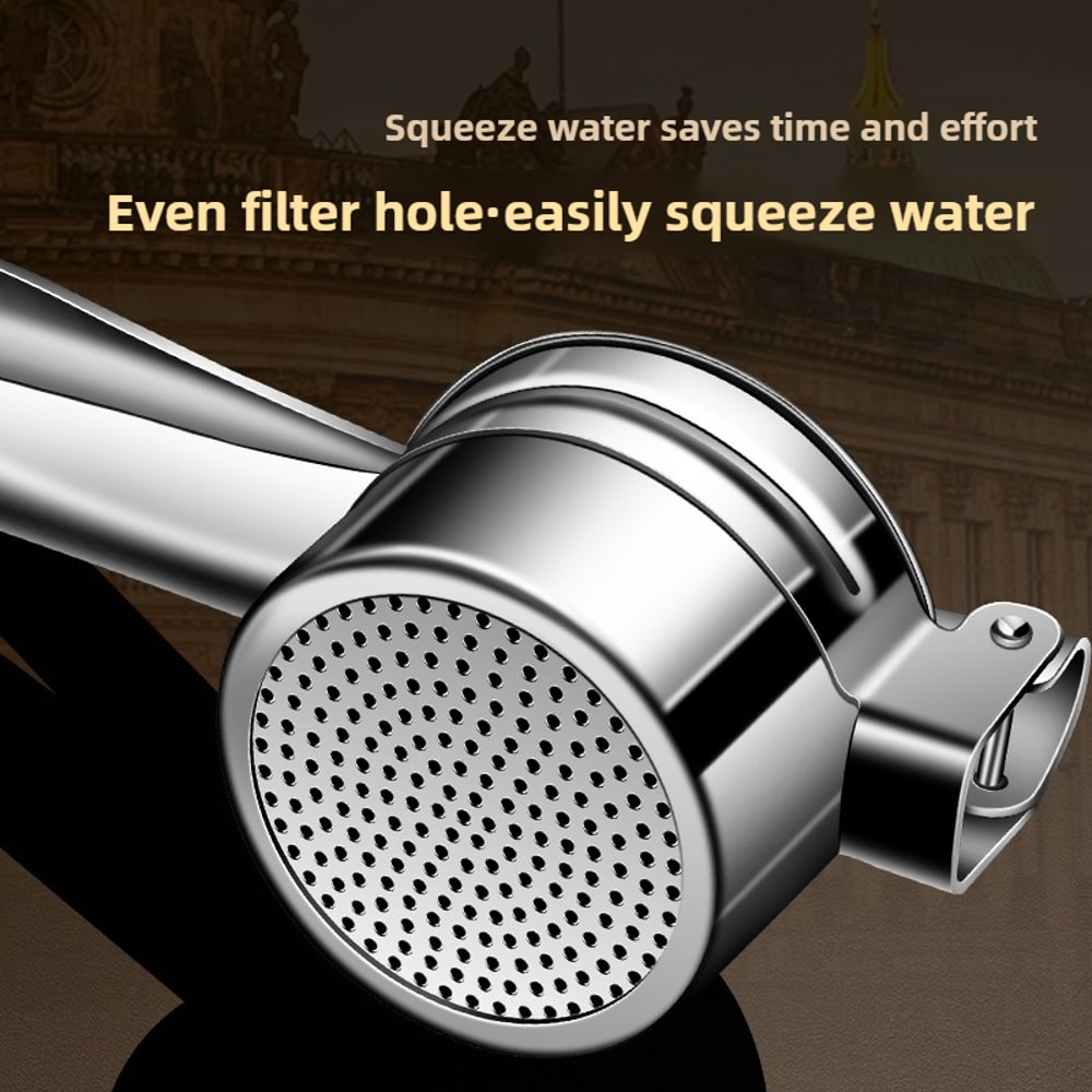 Stainless Steel Masher & Ricer Press for Perfect Mashed Potatoes, Puree, and Fruit Juicing Multi-Use Kitchen Tool