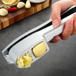 multifunctional garlic press aluminum alloy garlic chopper for effortless kitchen prep