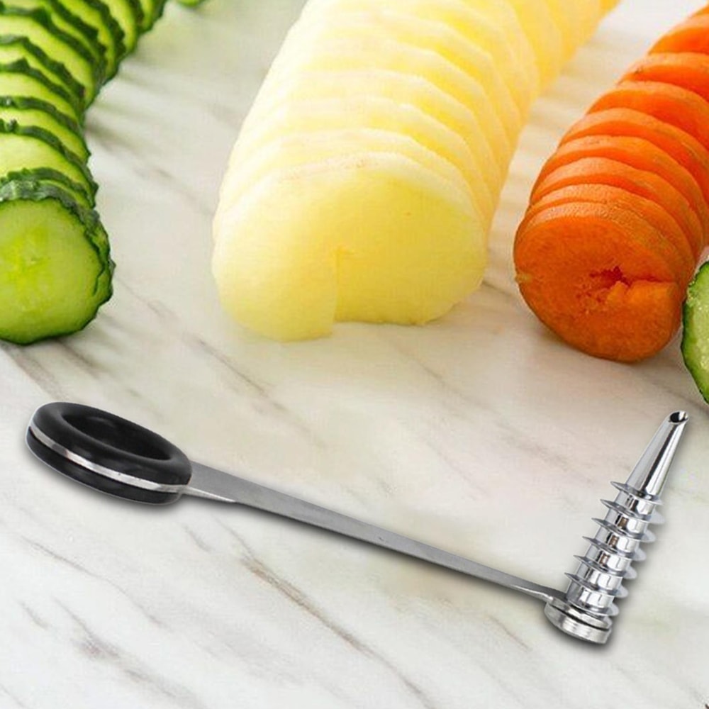 Stainless Steel Veggie Spiralizer Zucchini Cutter Slicer Dishwasher Safe NonSlip Perfect For Cucum 2