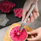 Stainless Steel Three-Piece Fruit and Vegetable Carving Knife Set Water Drop & Petal Shape Tools