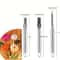 Stainless Steel Three-Piece Fruit and Vegetable Carving Knife Set Water Drop & Petal Shape Tools