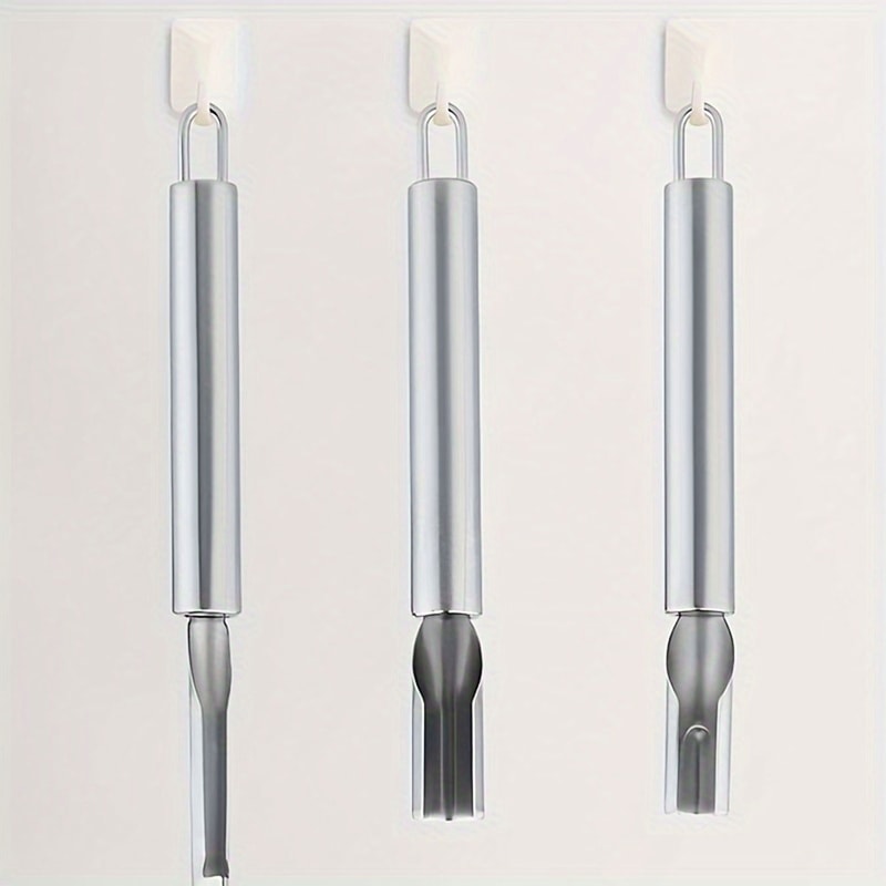 Stainless Steel Three-Piece Fruit and Vegetable Carving Knife Set Water Drop & Petal Shape Tools
