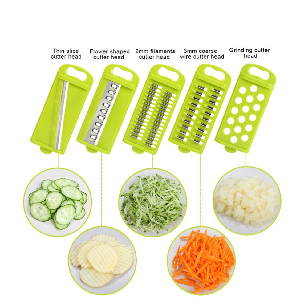 Stainless Steel Mandoline Slicer With Stand Blades Perfect For Slicing Potatoes Carrots And Cucumb 3