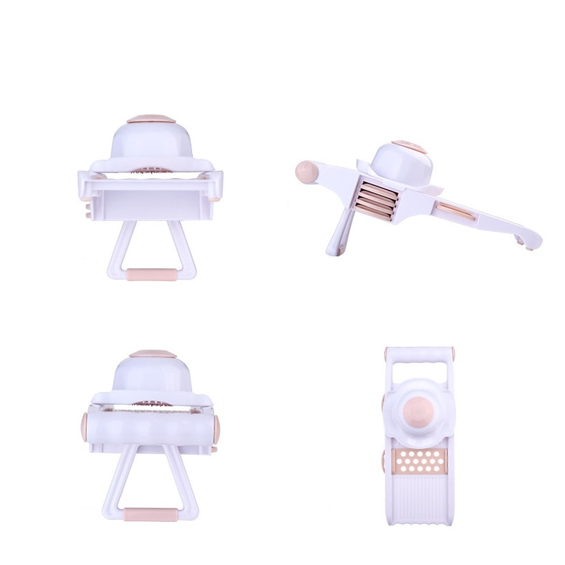 Stainless Steel Mandoline Slicer With Stand Blades Perfect For Slicing Potatoes Carrots And Cucumb 5