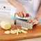 Kitchen Wavy Potato Cutter Stainless Steel Slicer Onion Chips French Fry Maker Vegetable Knife For 1