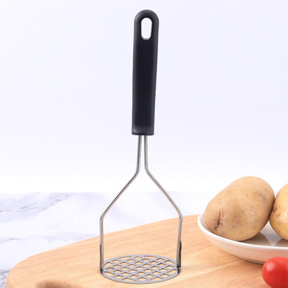 Stainless Steel Potato Masher Manual Mashing Crusher for Potatoes, Eggs, and Baby Food