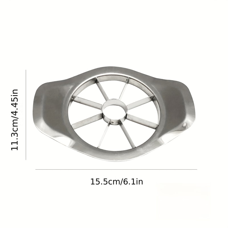 Stainless Steel Comfort Handle Apple Cutter & Divider Effortless Fruit & Vegetable Slicing Tool