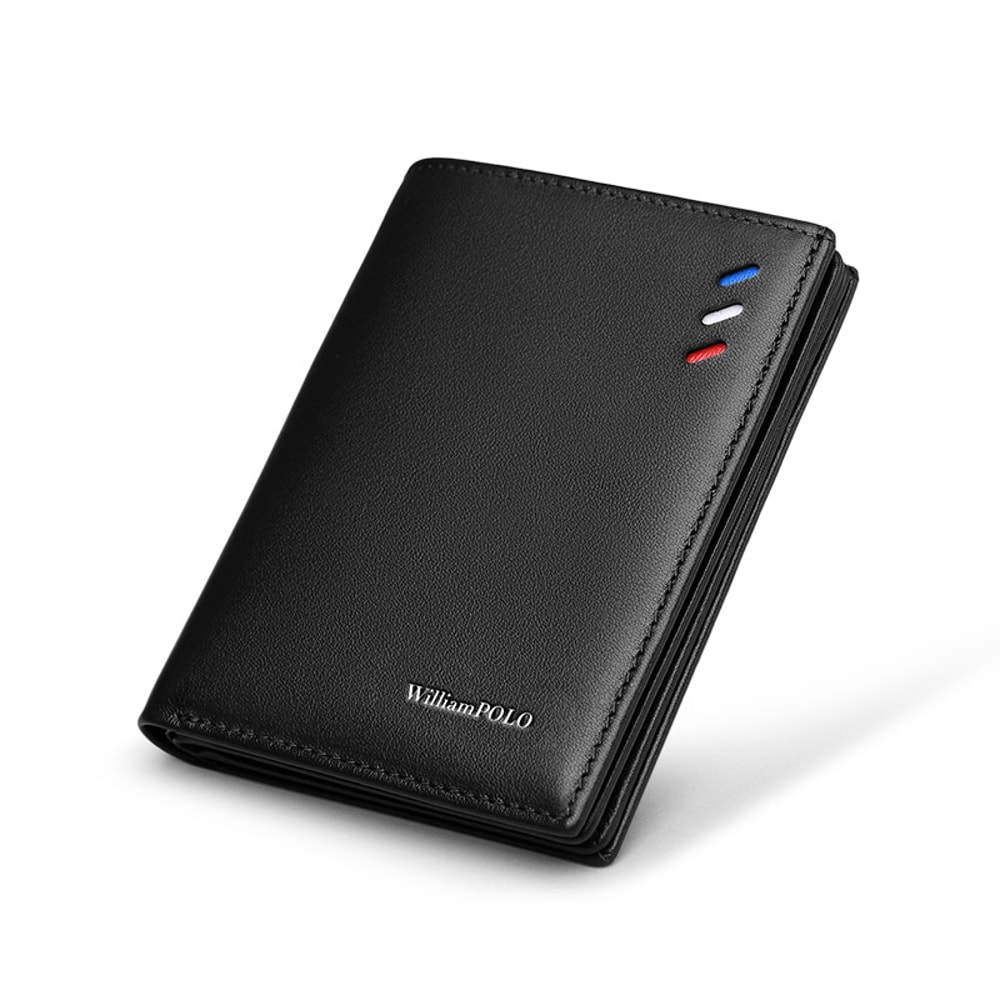 Genuine Leather Men's Wallet Stylish Short Card Holder & Multifunctional Coin Purse