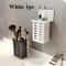Functional WallMounted Toothbrush And Toothpaste Storage Rack For Bathroom 6