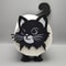 Cute Cat Toilet Paper Holder with Anti-Slip Design for Bathroom Wall Mount Durable PP (Does Not Include Toilet Paper)