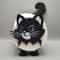 Cute Cat Toilet Paper Holder with Anti-Slip Design for Bathroom Wall Mount Durable PP (Does Not Include Toilet Paper)