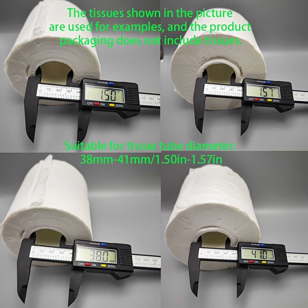 Cute Cat Toilet Paper Holder with Anti-Slip Design for Bathroom Wall Mount Durable PP (Does Not Include Toilet Paper)