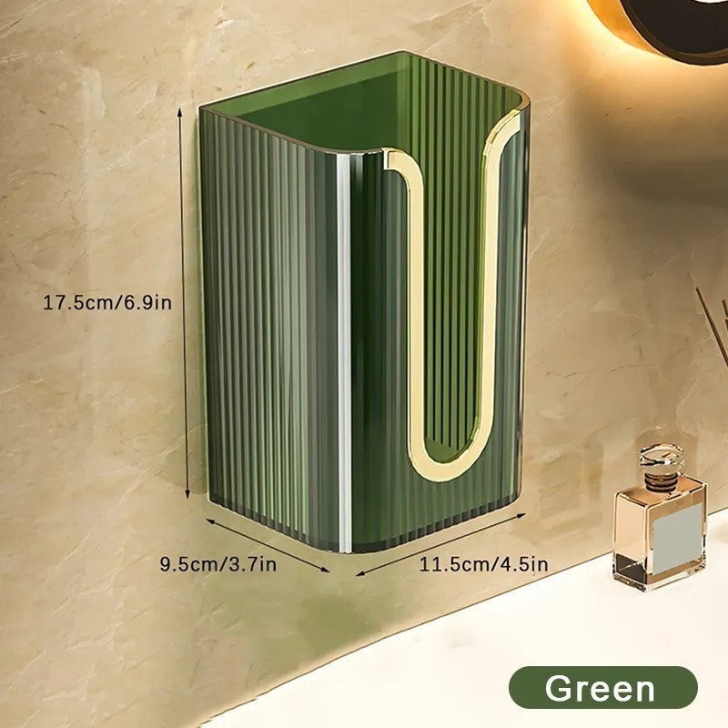 Luxury WallMounted Acrylic Tissue Box Transparent Napkin Holder For Bathroom Living Room And Office 6