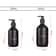 Matte Black Liquid Soap Dispenser Refillable Shampoo Conditioner And Body Lotion Container For Bath 5